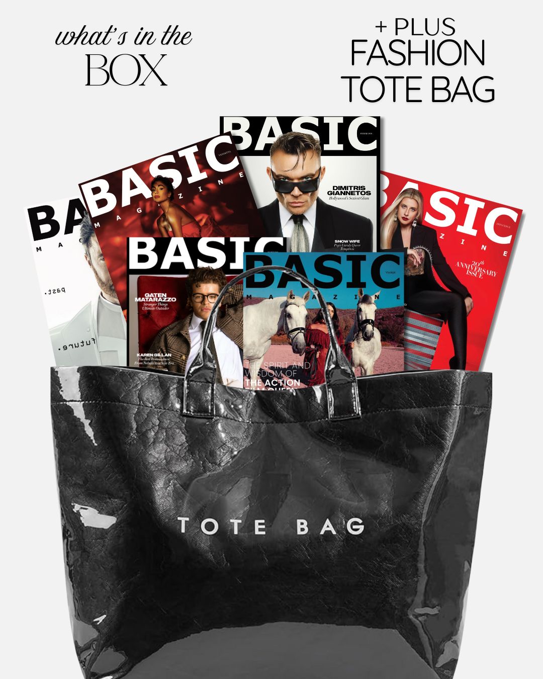 BASIC Mystery Vault II — Surprise Mix #2 (6 Rare Issues + Fashion Tote Bag)