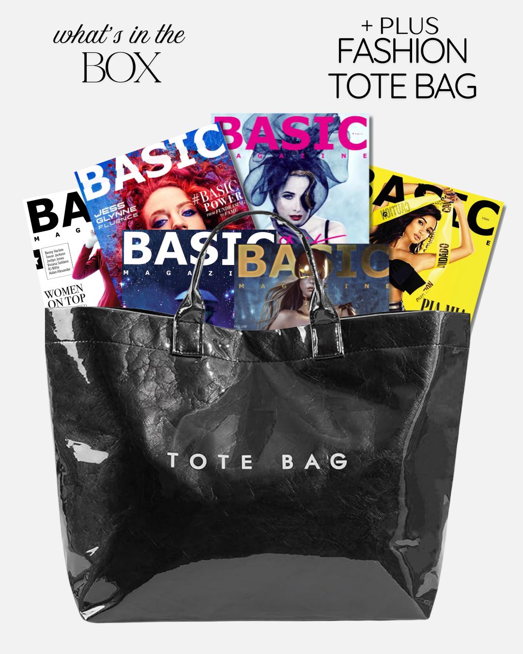 BASIC Rare Archives — 6 Limited Archival Covers + Fashion Tote Bag