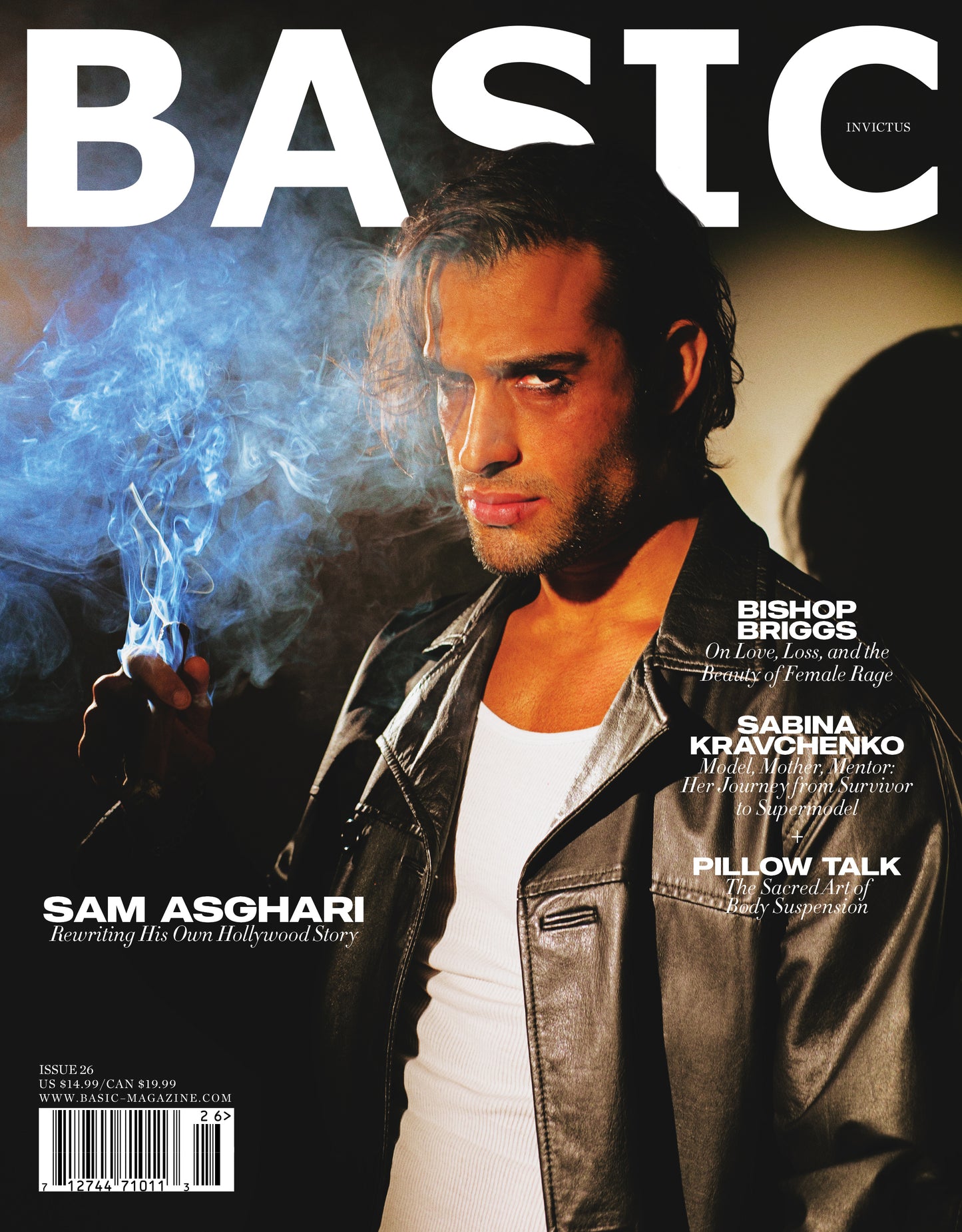 BASIC SAM ASGHARI Cover || INVICTUS Issue 26