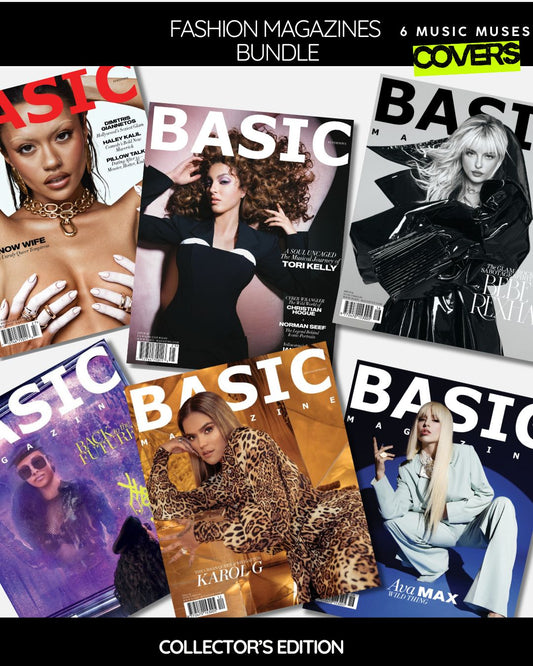 BASIC Music Muses — 6 Artist Covers + Fashion Tote Bag