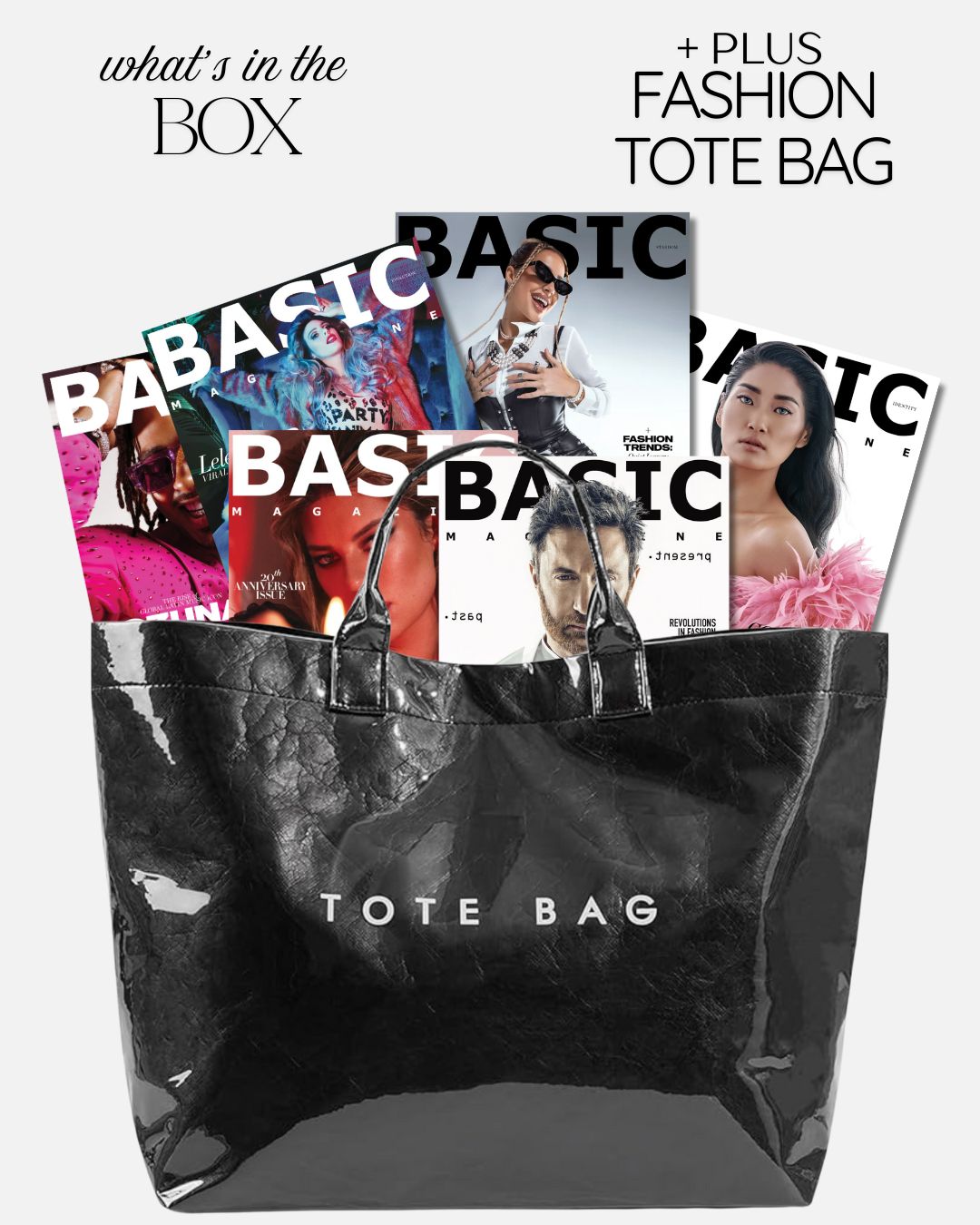 BASIC Mystery Vault I — Surprise Mix #1 (6 Random Collector’s Issues+  Fashion Tote Bag)