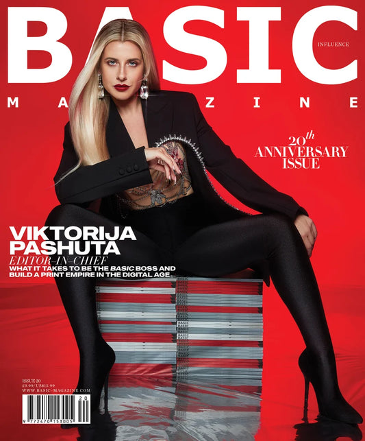 BASIC Cover Boss VIKTORIJA PASHUTA || INFLUENCE Anniversary Issue 20