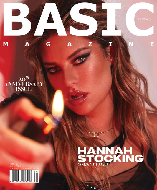 BASIC Cover HANNAH STOCKING || INFLUENCE Anniversary Issue 20