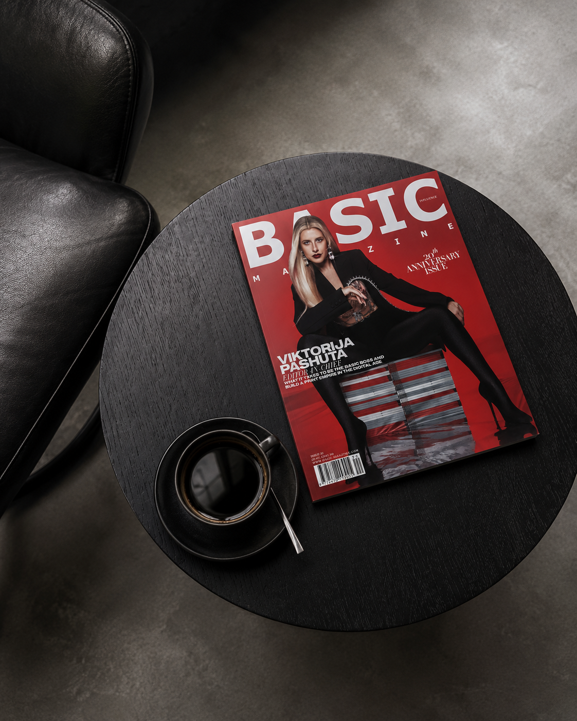 BASIC Cover Boss VIKTORIJA PASHUTA || INFLUENCE Anniversary Issue 20