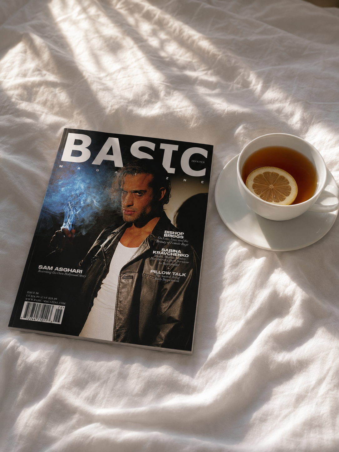 BASIC SAM ASGHARI Cover || INVICTUS Issue 26