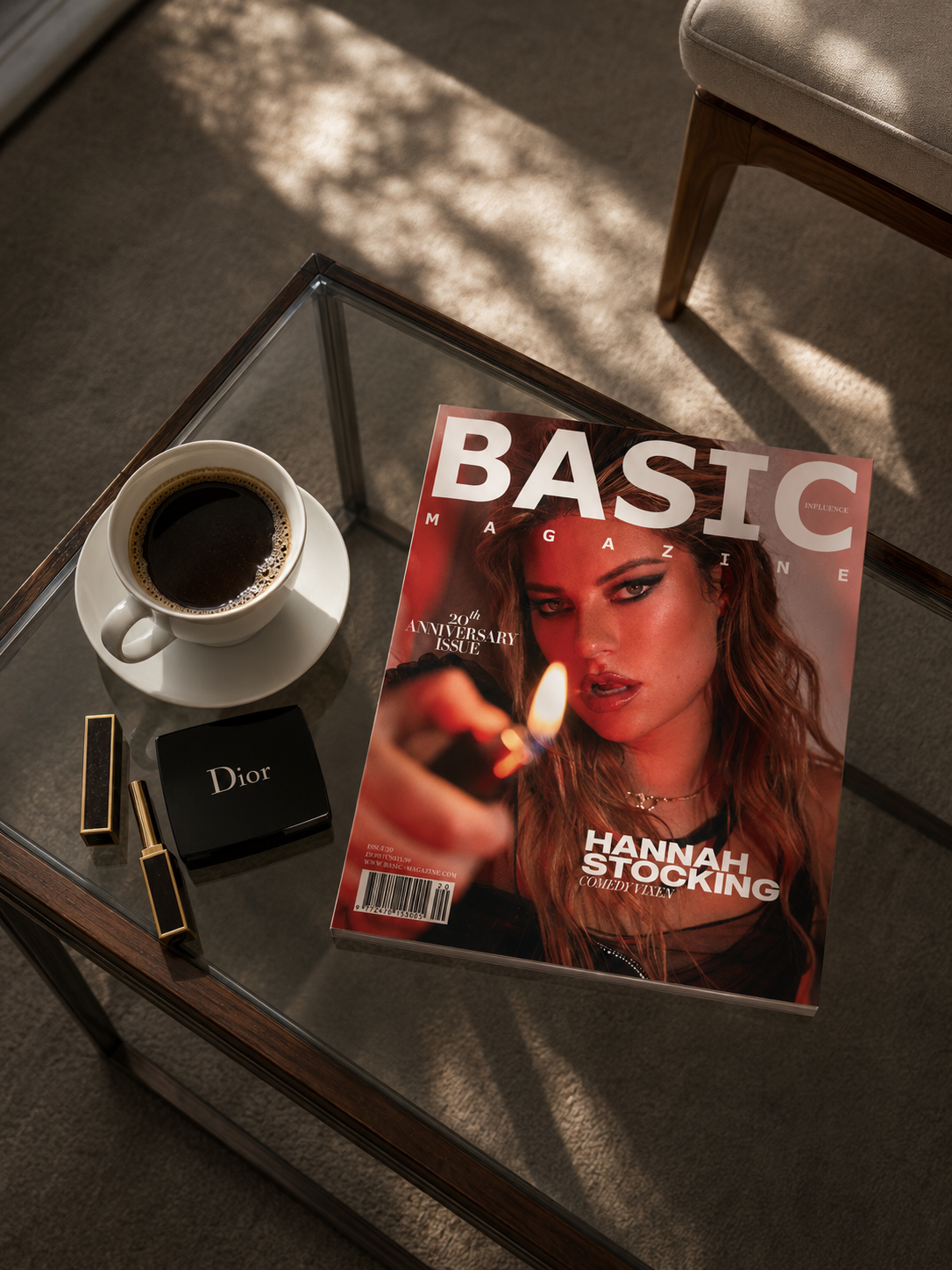 BASIC Cover HANNAH STOCKING || INFLUENCE Anniversary Issue 20