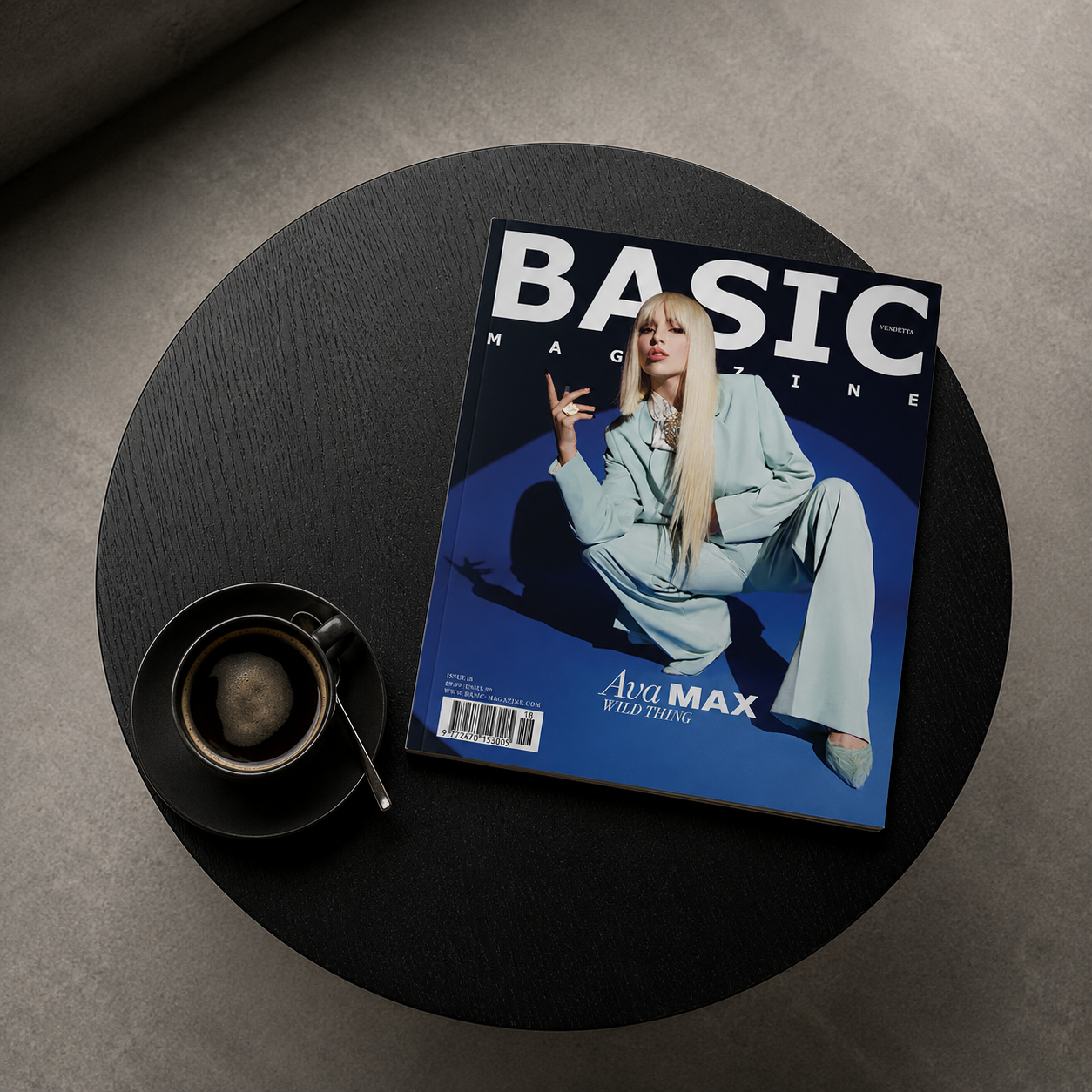 BASIC Cover AVA MAX || VENDETTA Issue 18
